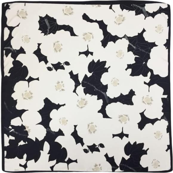 Accessories - Silk Like Head Scarf for Women - Satin Large Hair Scarves - 35" Square